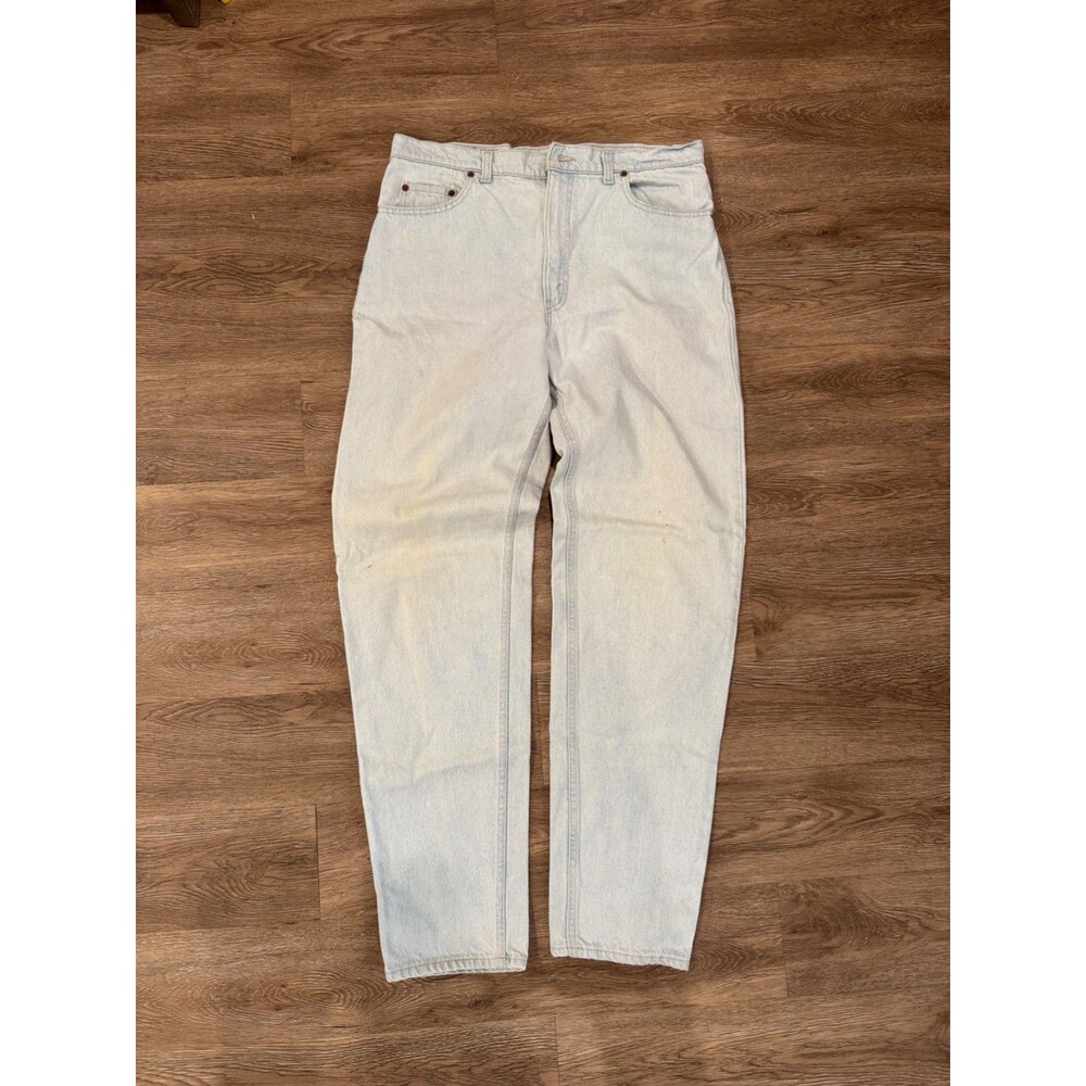 Vintage 90s Levis 501xx Jeans (SIZE 36X36) WHITE ZIP Fly MADE IN USA - BUTTON